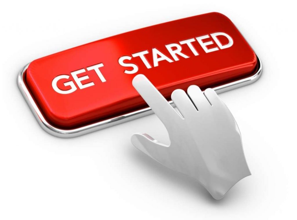 increase conversion rates with a get started button